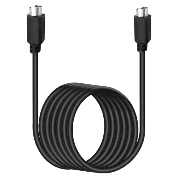 Mini DIN 6 Pin Core Extension Cable, Length:1.8m(Male to Male Straight)