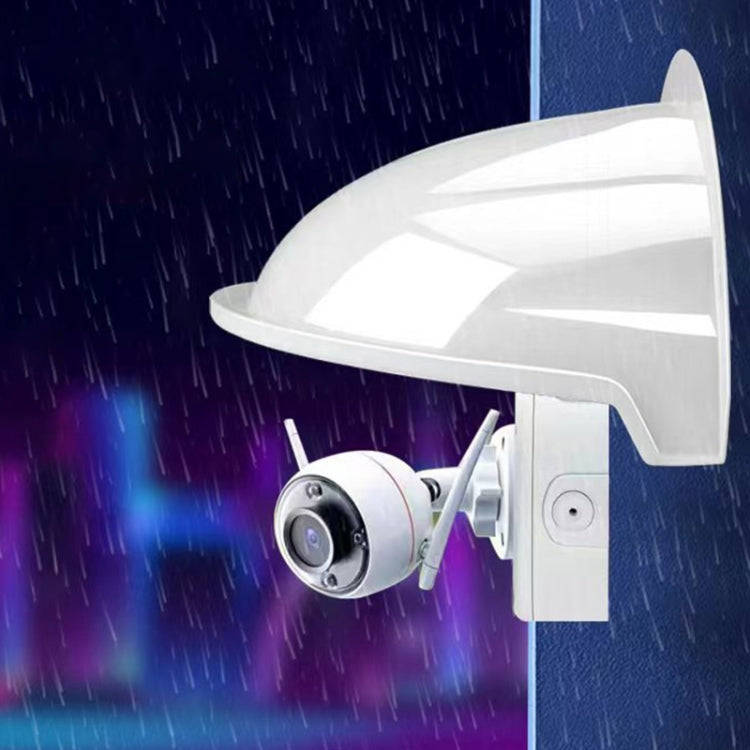 Outdoor Rainproof Sunshade Dustproof Plastic Cover for Security Camera(Black)