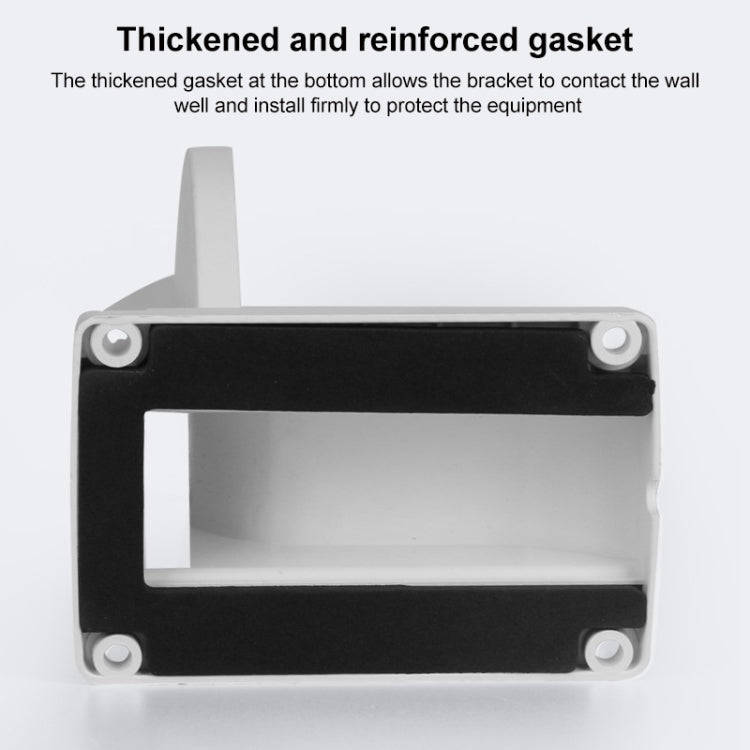 5pcs Universal Plastic Surveillance Camera Hemisphere Wall Mount Bracket, Model:1258B(White)