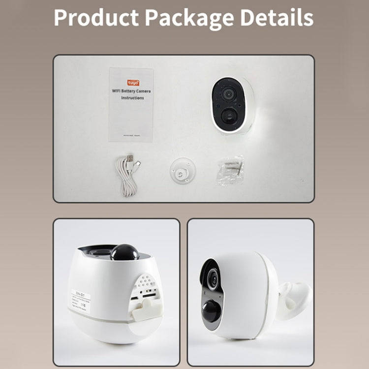 Home Ultra-HD Infrared Night Vision WiFi Surveillance Camera, Memory Card:64GB(US Plug)