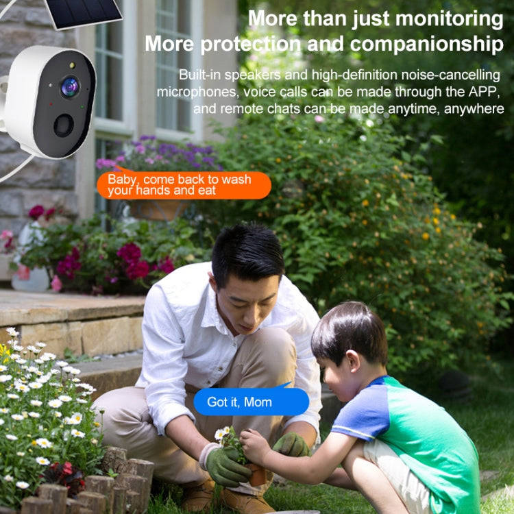 3MP Graffit Version Outdoor HD Solar Panel Wireless WiFi Surveillance Camera, Memory Card:Without...