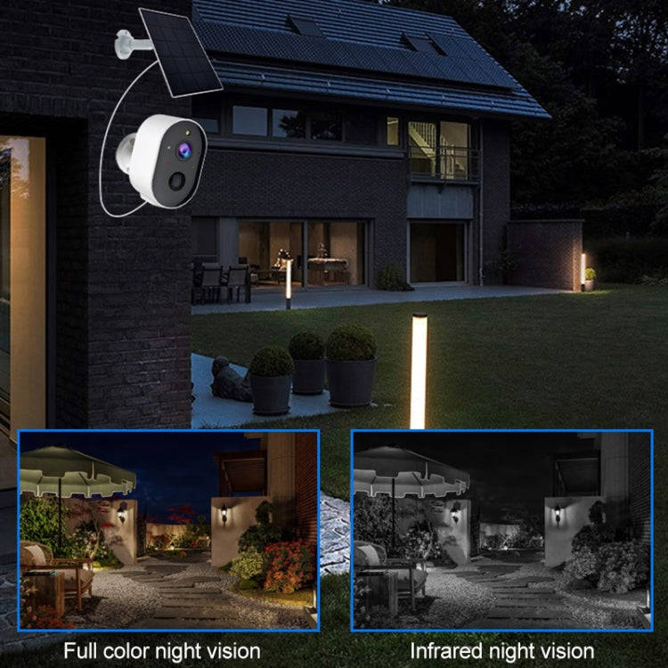3MP Graffit Version Outdoor HD Solar Panel Wireless WiFi Surveillance Camera, Memory Card:Without...