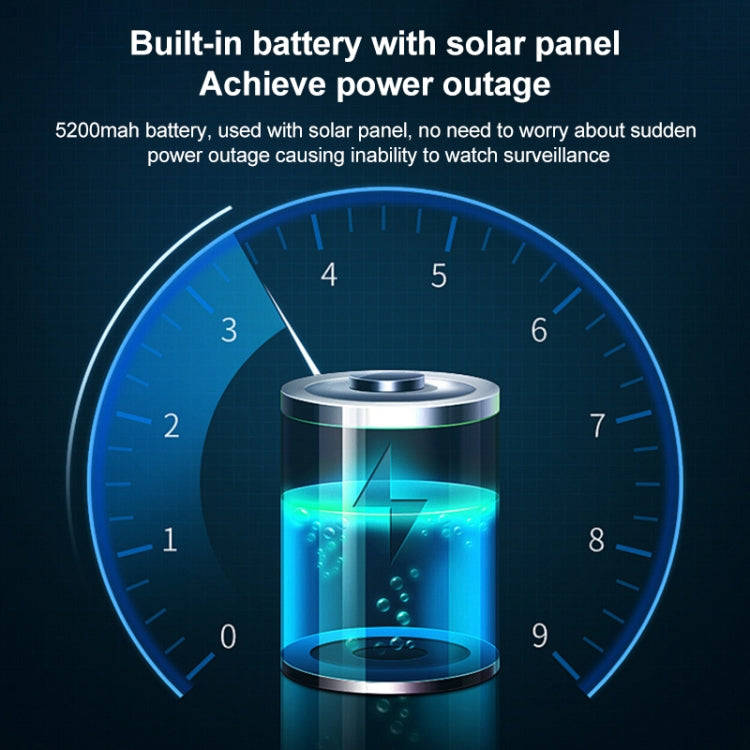 3MP Graffit Version Outdoor HD Solar Panel Wireless WiFi Surveillance Camera, Memory Card:Without...