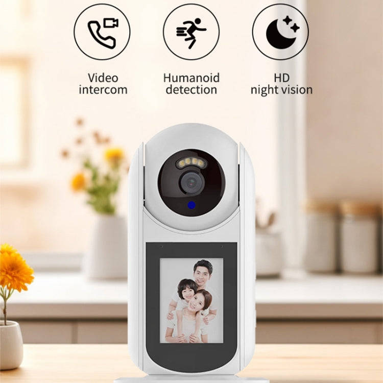 2MP HD Video Call Dual Light Full Color Night Vision WiFi Surveillance Camera(EU Plug)