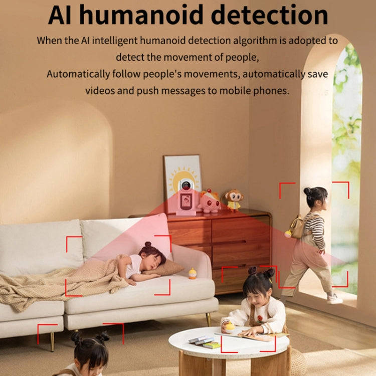 2MP HD Video Call Dual Light Full Color Night Vision WiFi Surveillance Camera(EU Plug)