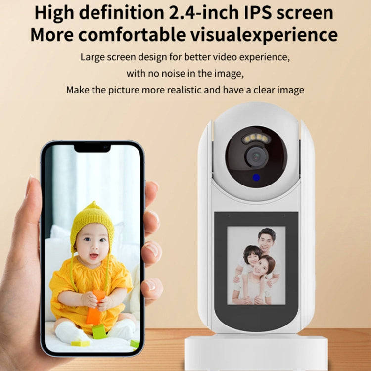 2MP HD Video Call Dual Light Full Color Night Vision WiFi Surveillance Camera(EU Plug)