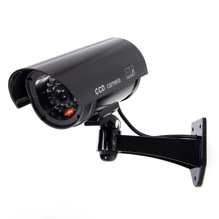 Waterproof Simulation Surveillance Camera with LED Flash Light(Black)