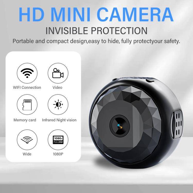 A13 1080P HD WiFi Mini Camera Supports Motion Detection(Black)