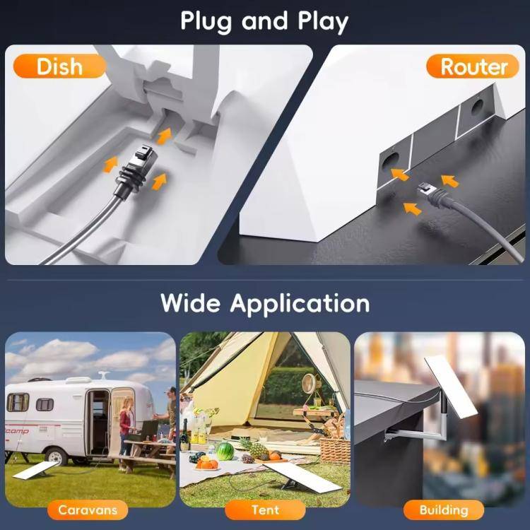 Onten SL301 Starlink Gen3 CAT6 1000Mbps Ethernet Connection Cable, Length:1m(Dark Grey)