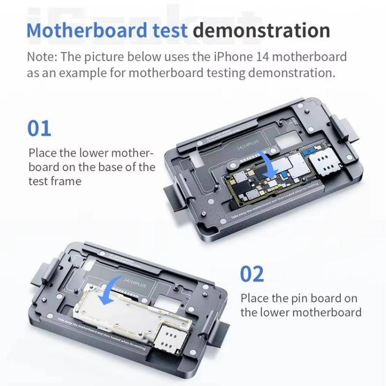 Qianli iSocket 16 Series 4 in 1 Motherboard Layered Test Fixture for iPhone 16 Series