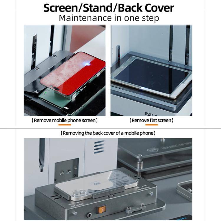 TBK 958Z 5W Purple Light LCD Screen Frame Removal Laser Machine, Plug:US Plug