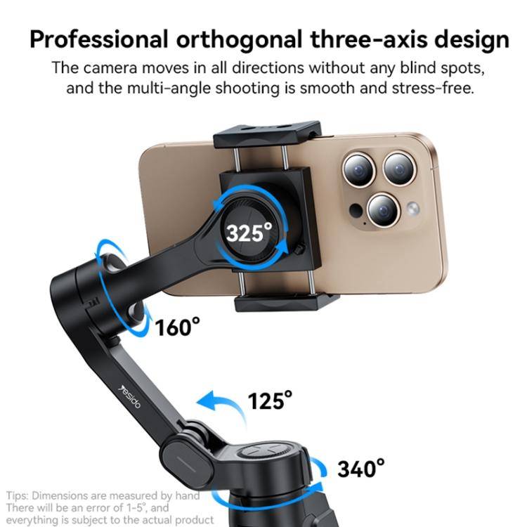 Yesido SF27 3 Axis Handheld Shooting Stabilizer(Black)