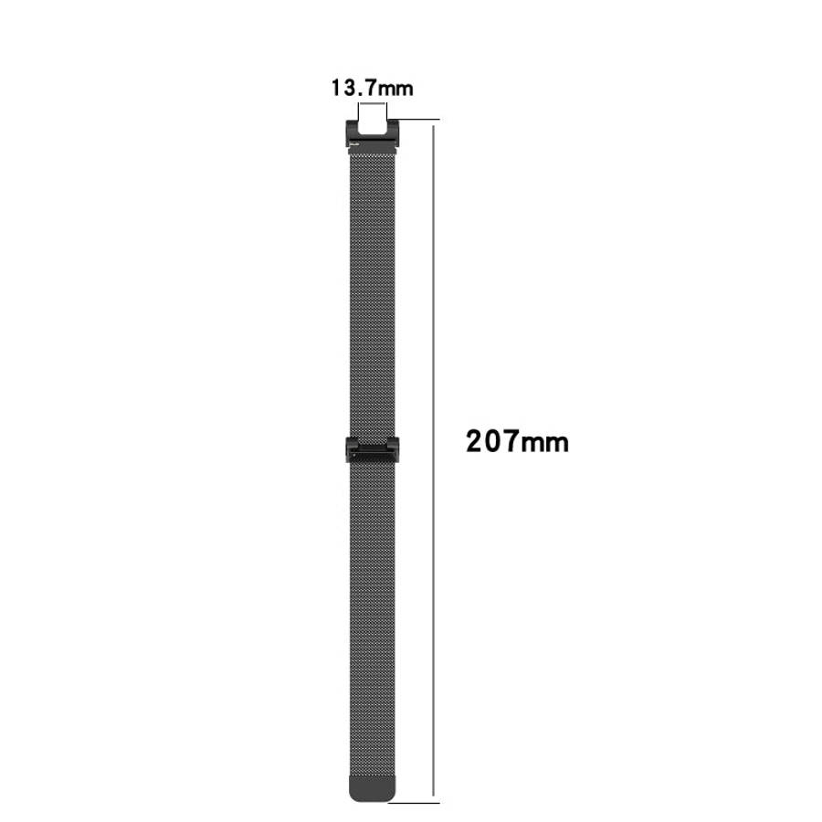 For Huami Amazfit T-Rex A1918 Milan Watch Band with Screwdriver(Silver)
