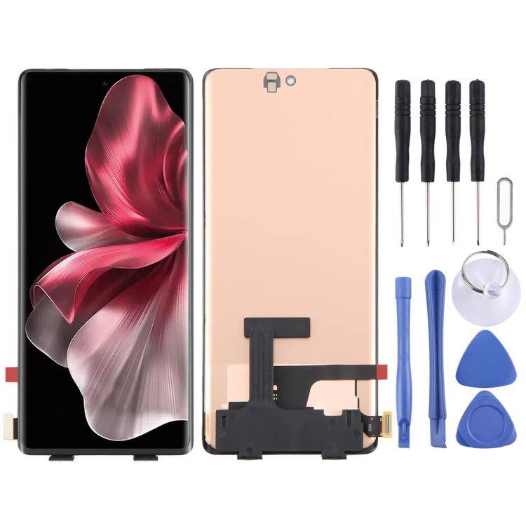 For vivo V30e V2339 OLED LCD Screen with Digitizer Full Assembly with Fingerprint Identification