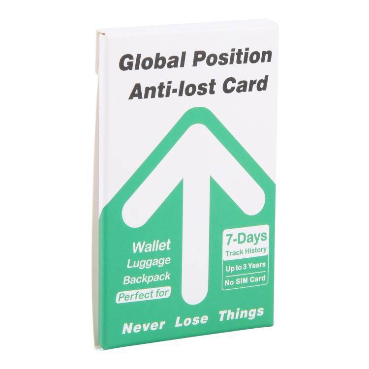 My Card K1 Global Ultra-thin Card Type Location Tracker Anti-lost Device(Black)
