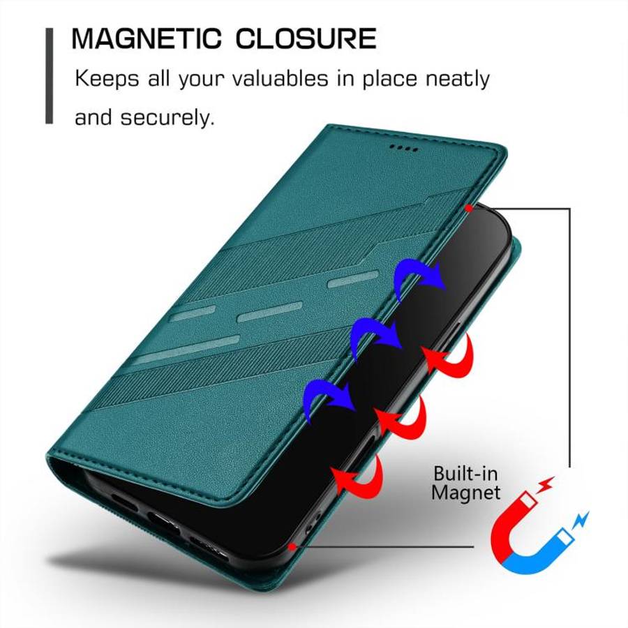 For Oukitel C1 / C1 Pro Embossed Multi-functional Wallet Retro Leather Phone Case(Dark Green)