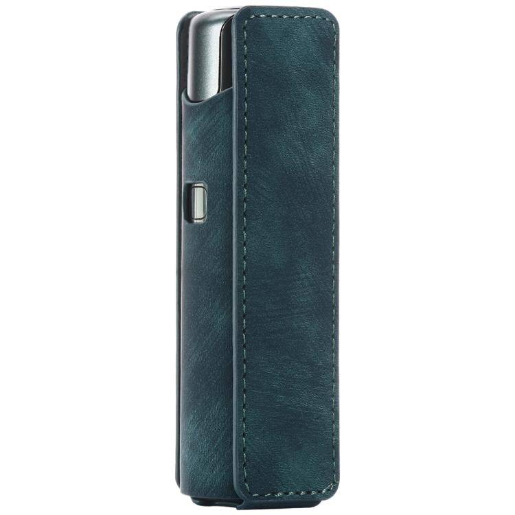 For lil Solid 3.0 Frosted Retro PU Leather Electronic Cigarette Case(Green)