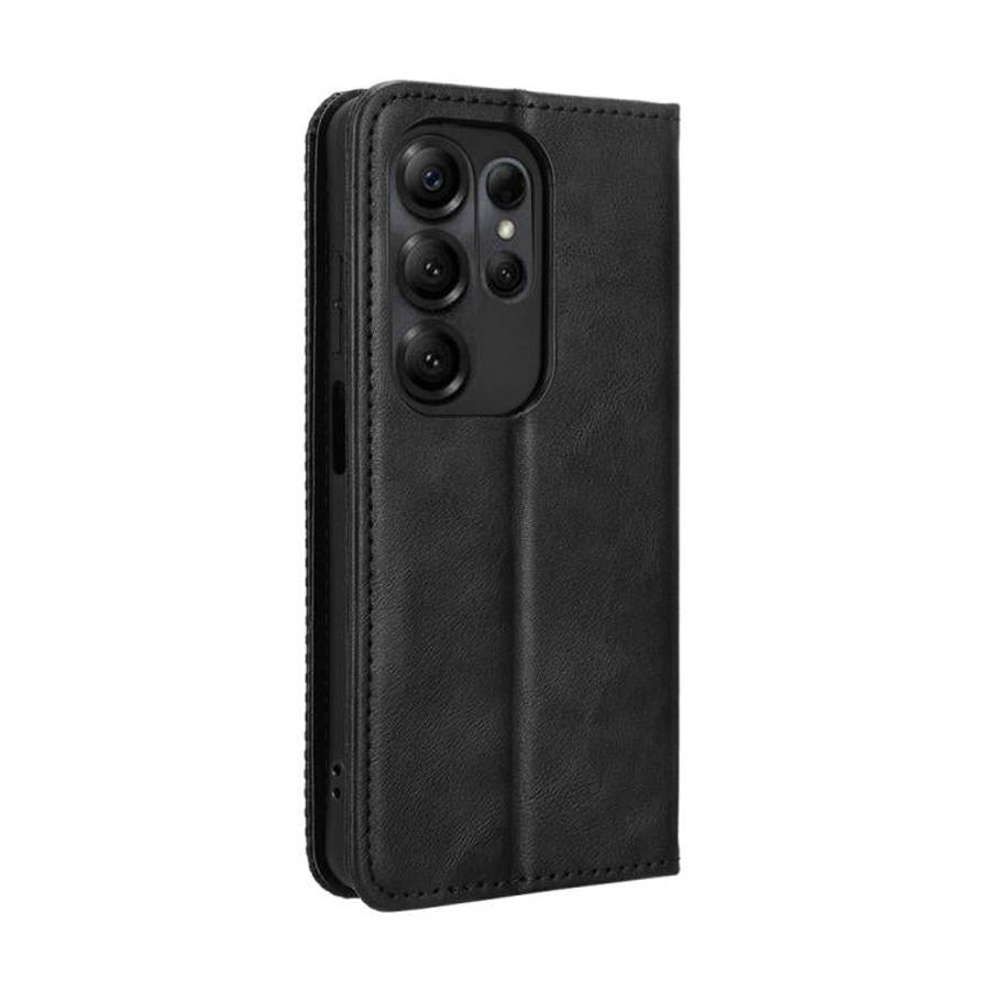 For Doogee Note 56X / Note 56X Pro Magnetic Buckle Retro Texture Leather Phone Case(Black)