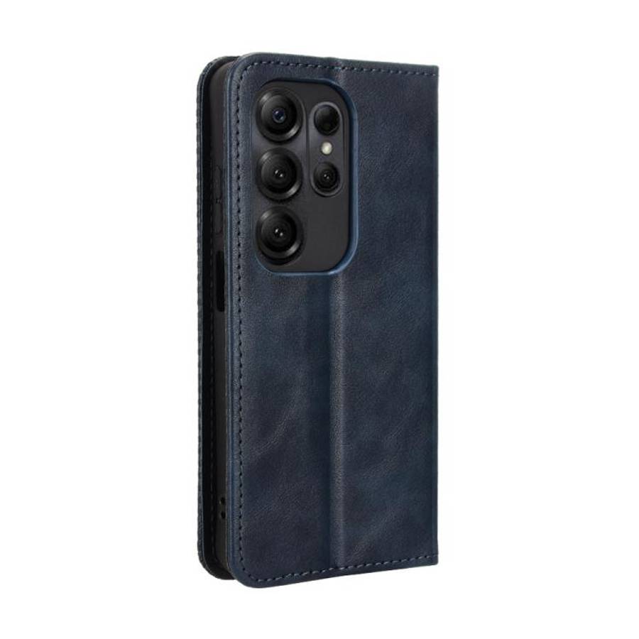 For Doogee Note 56X / Note 56X Pro Magnetic Buckle Retro Texture Leather Phone Case(Blue)