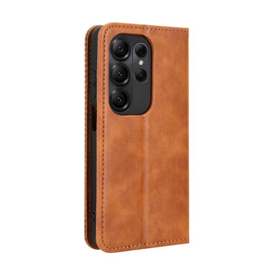 For Doogee Note 56X / Note 56X Pro Magnetic Buckle Retro Texture Leather Phone Case(Brown)