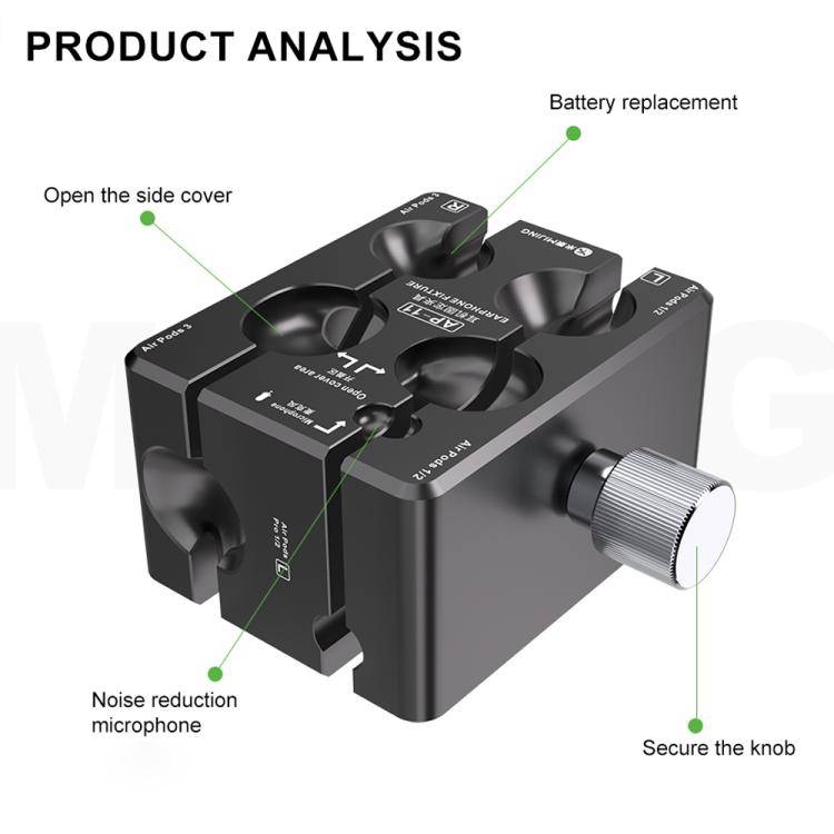 Mijing MP-11 Earphone Repair Fixture for AirPods 1 / 2 / 3 / AirPods Pro 1 / 2