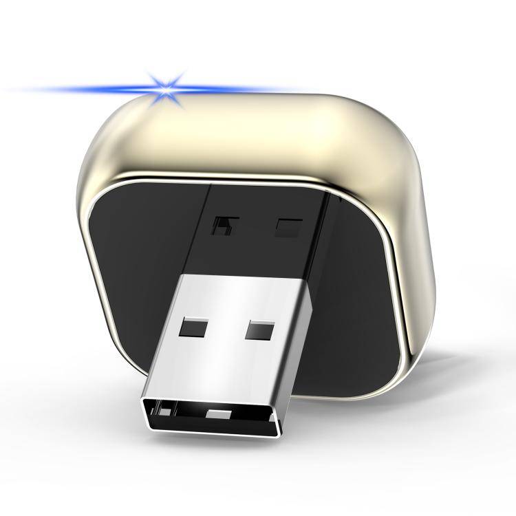 2 in 1 mini USB Wired to Wireless Car CarPlay / Android Auto Box Adapter(Gold)