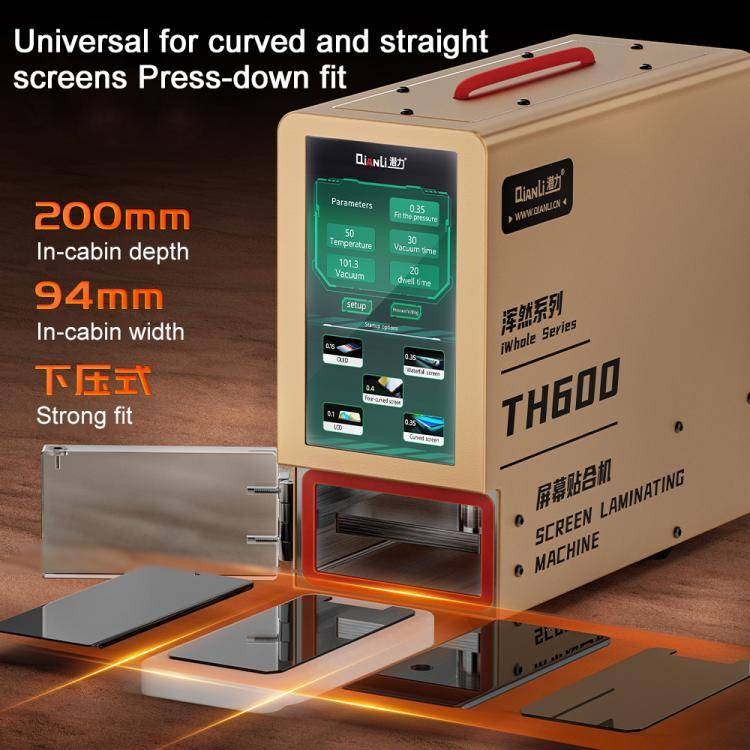 Qianli TH600 Phone LCD Curved / Straight Screen Universal Pressing Laminating Machine, Plug:EU Plug