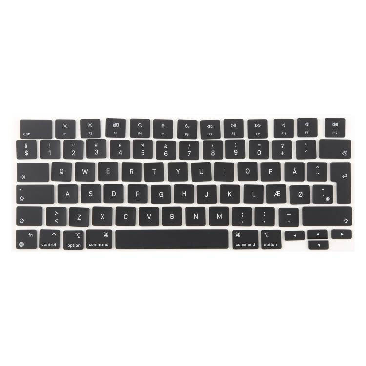 For MacBook A2442 A2485 A2779 A2780 A2991 A2992 A2918 UK Big Enter Version Keycaps, Language:Denmark