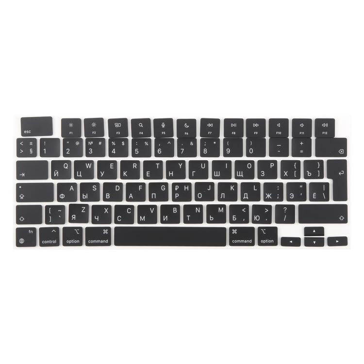 For MacBook A2442 A2485 A2779 A2780 A2991 A2992 A2918 UK Big Enter Version Keycaps, Language:Russian