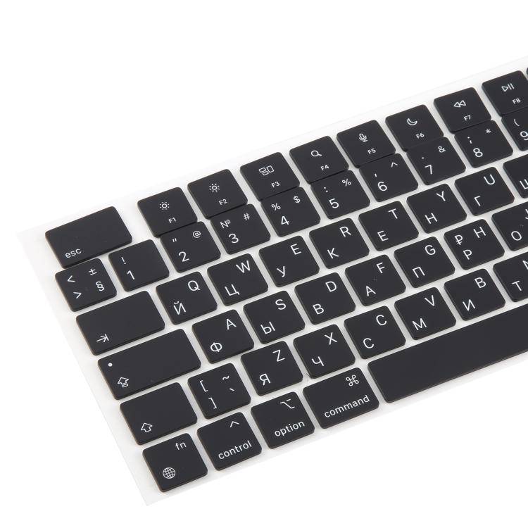 For MacBook A2442 A2485 A2779 A2780 A2991 A2992 A2918 UK Big Enter Version Keycaps, Language:Russian