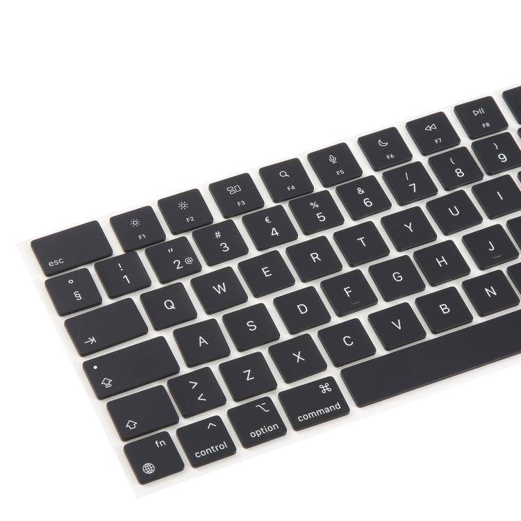 For MacBook A2442 A2485 A2779 A2780 A2991 A2992 A2918 10pcs UK Big Enter Version Keycaps, Languag...