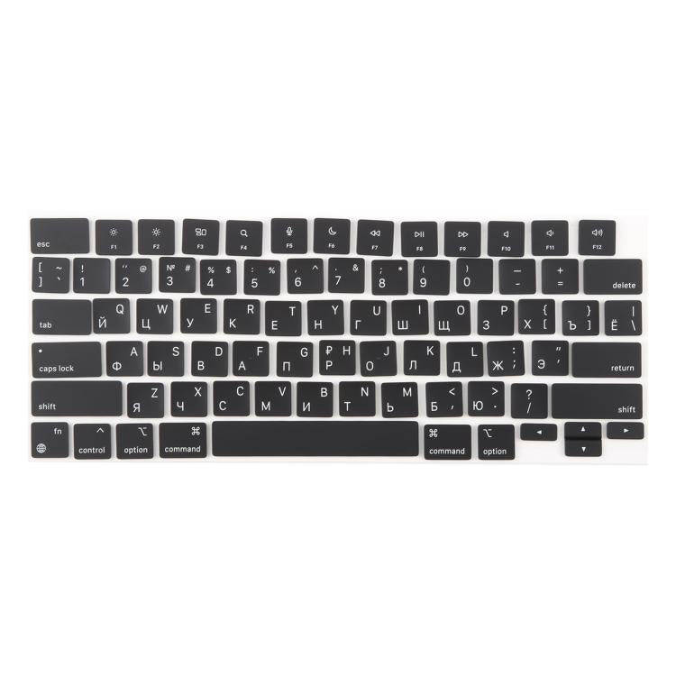 For MacBook A2442 A2485 A2779 A2780 A2991 A2992 A2918 US Small Enter Version Keycaps, Language:Ru...