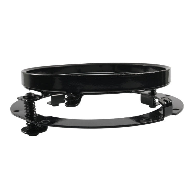 Motorcycle 7 inch Round Headlight Ring Mounting Bracket for Harley Davidson (Black)