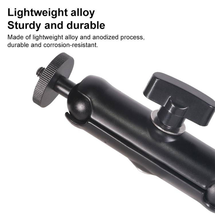 Universal Action Camera Bicycle Handlebar Clamp, Size:L 24cm(Black)