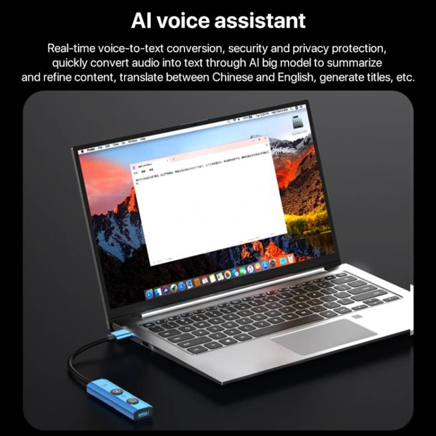 YCE V295A 5 in 1 USB3.0 HUB Adapter AI Docking Station(Blue)