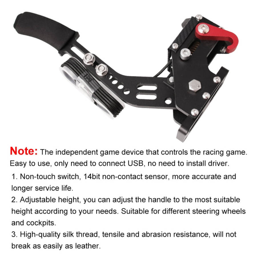 Universal USB Horizontal Drift Rally Racing Handbrake Lever Professional Gaming Peripherals for R...