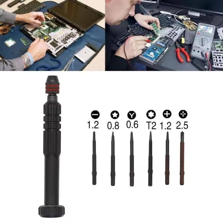 6 in 1 Aluminum Alloy Screwdriver Set