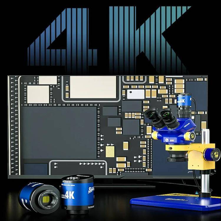 Mechanic MOS 4K IMX415 Sensor 51MP Ultra HD Industry Microscope Camera
