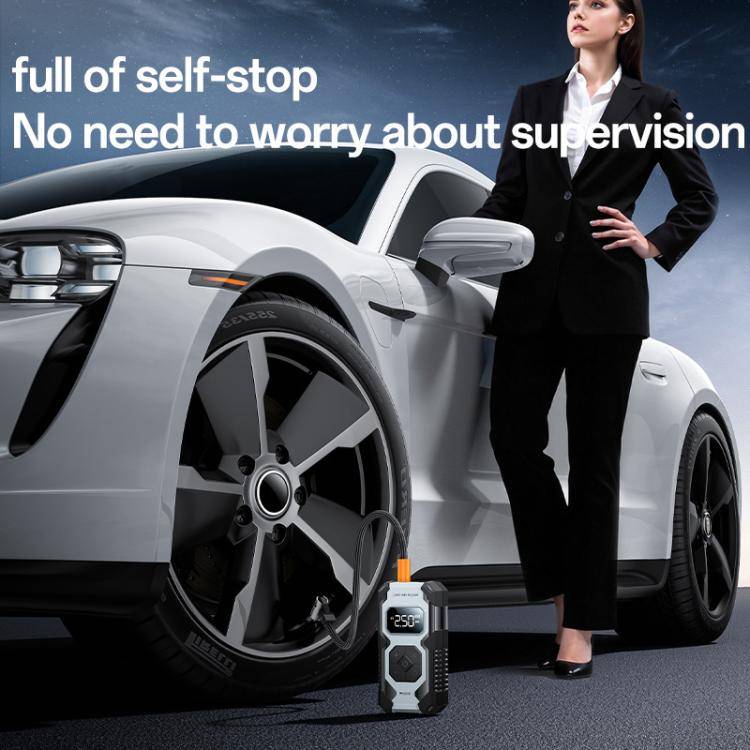 Yesido VC12 7800mAh Multi-function Car Air Pump Car Tires Cordless Tire Inflator(Black)