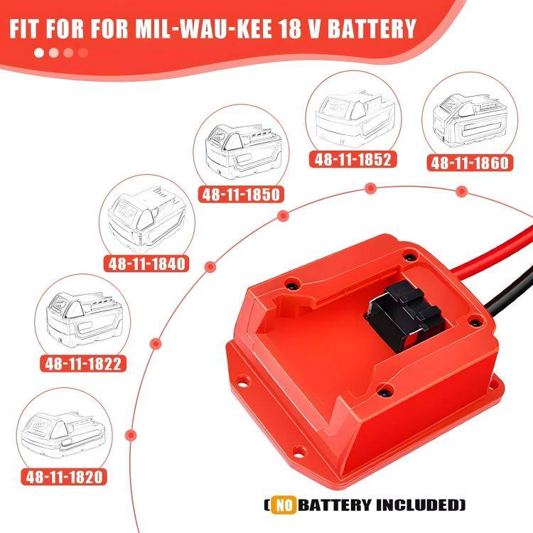Car Jump Adapter for Battery Type-A for Milwaukee