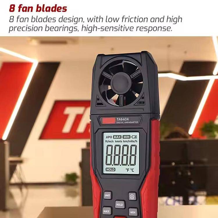 TRSI TA640A Handheld High Precision Wind Speed Instrument Wind Volume Tester