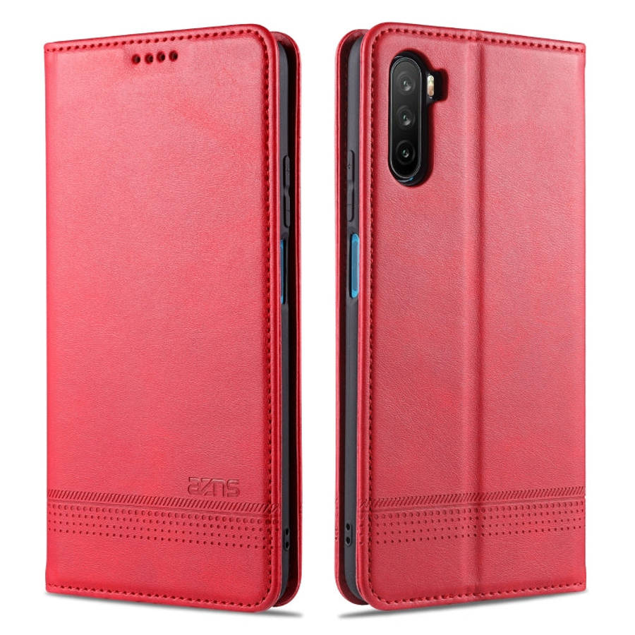 For Huawei Maimang 9 AZNS Magnetic Calf Texture Horizontal Flip Leather Case with Card Slots & Ho...