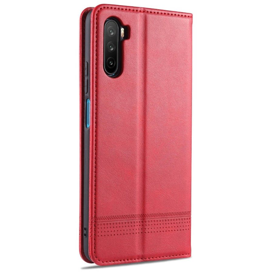 For Huawei Maimang 9 AZNS Magnetic Calf Texture Horizontal Flip Leather Case with Card Slots & Ho...