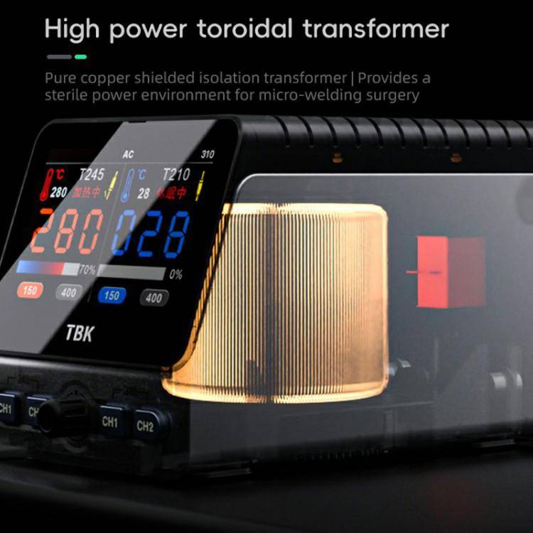 TBK 310 Intelligent Double-station Soldering Station, Plug:EU Plug