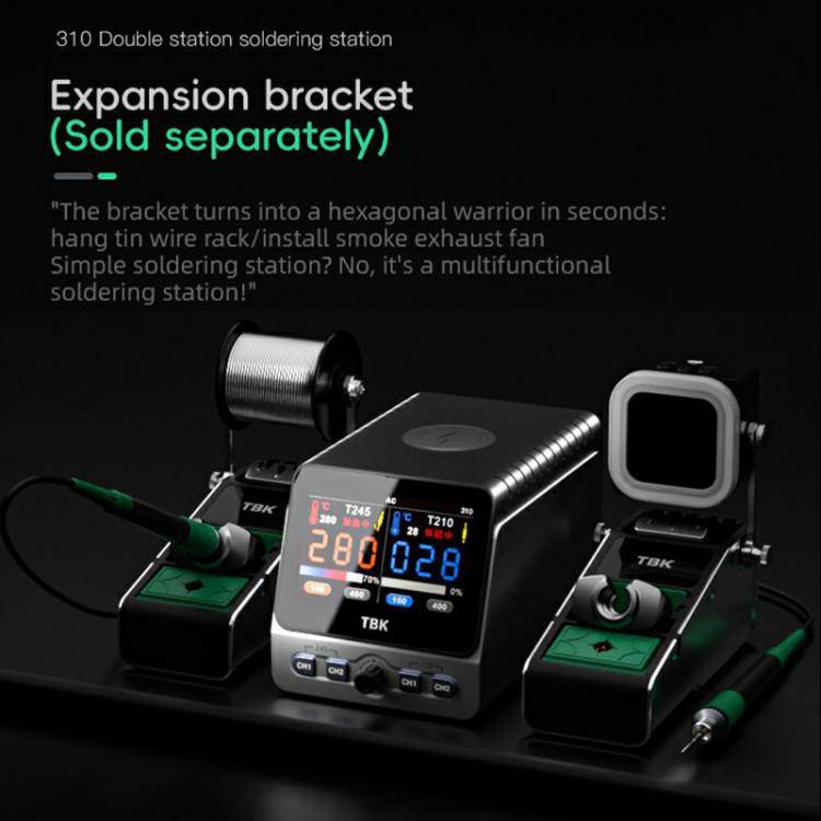 TBK 310 Intelligent Double-station Soldering Station, Plug:EU Plug