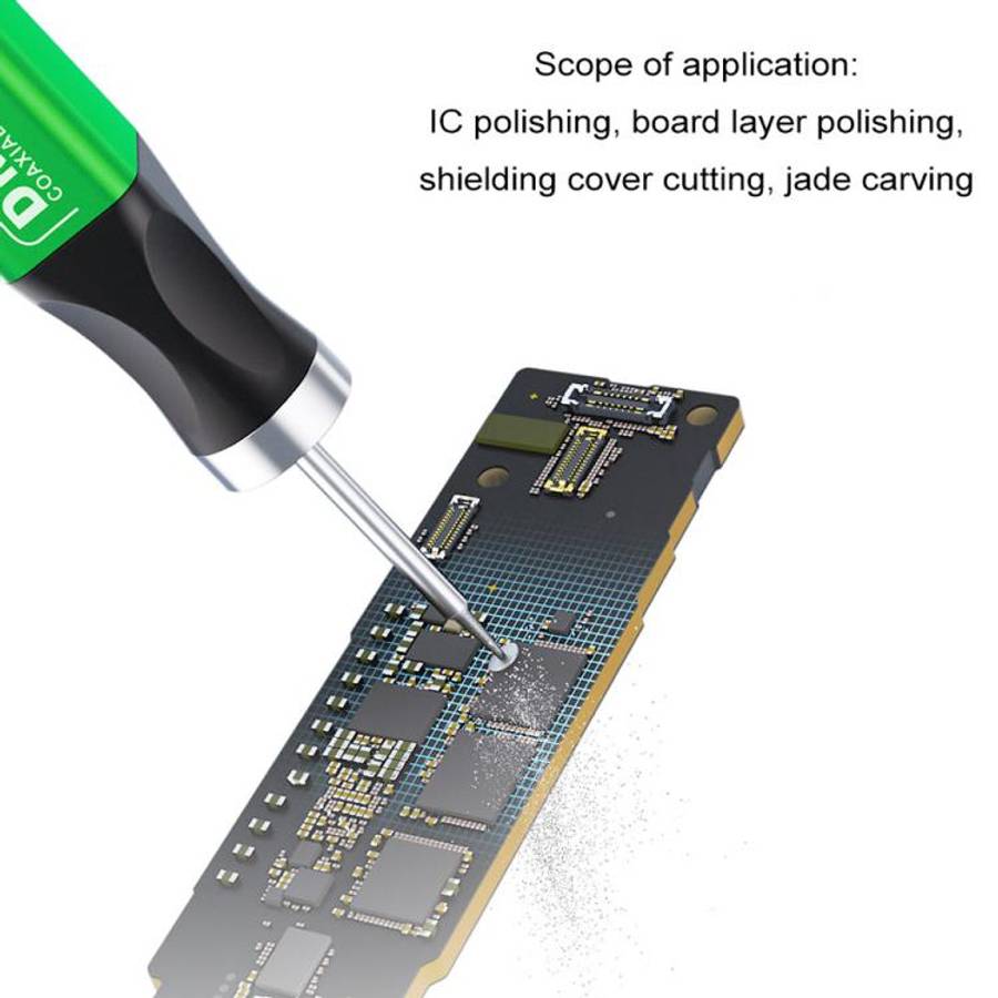 Mijing DM-12 Coaxial Polishing Pen with 7 Grinding Heads