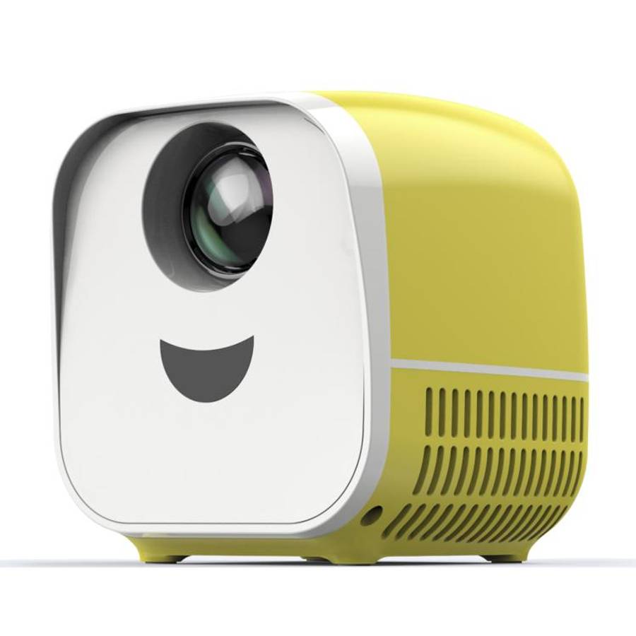 VIVIBRIGHT L1 Basic 480x240P 60ANSI LCD + LED Smart Projector, UK Plug(Yellow)