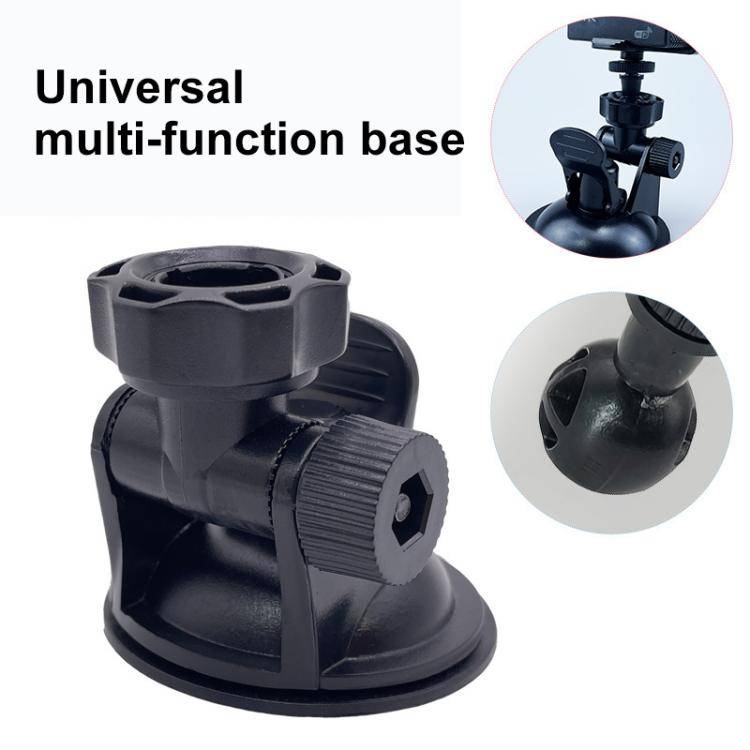 Glass Tile Suction Cup Bracket Base for 15-16mm Ball Head, Size:70mm Epoxy(Black)