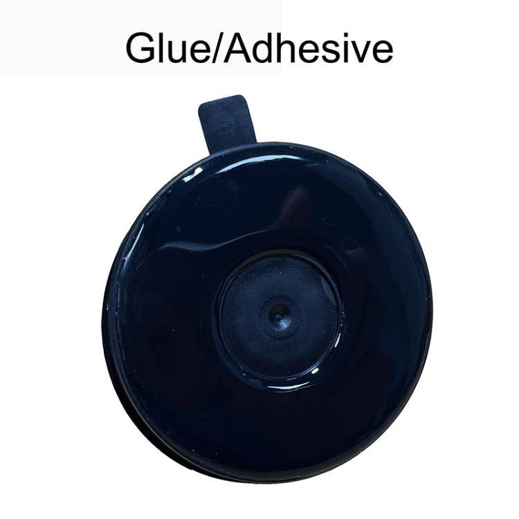 Glass Tile Suction Cup Bracket Base for 15-16mm Ball Head, Size:70mm Epoxy(Black)