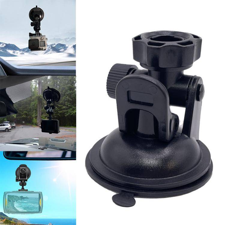 Glass Tile Suction Cup Bracket Base for 15-16mm Ball Head, Size:70mm Epoxy(Black)